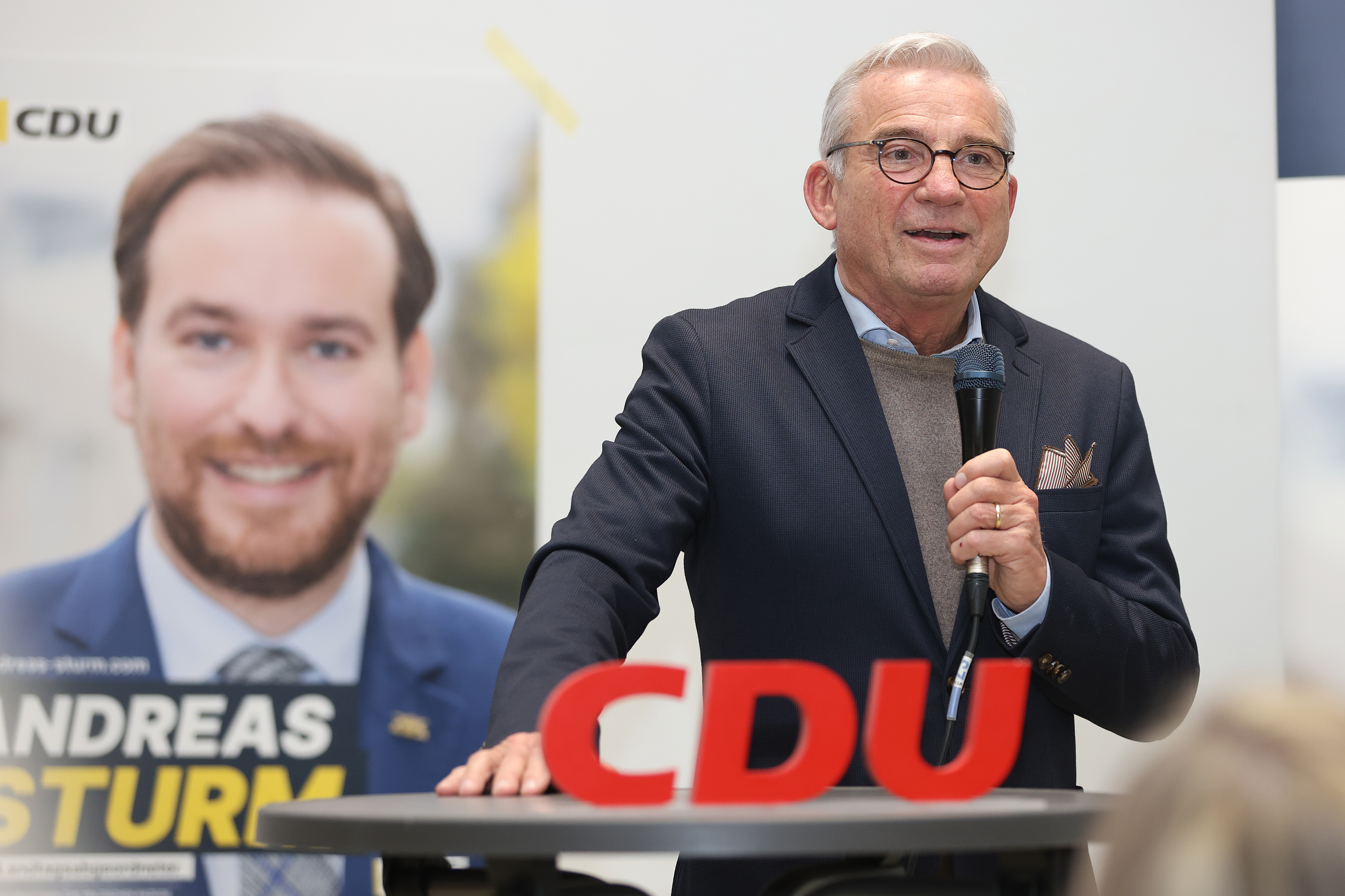 Innenminister Thomas Strobl �berzeugte mit Klartext in Schwetzingen.