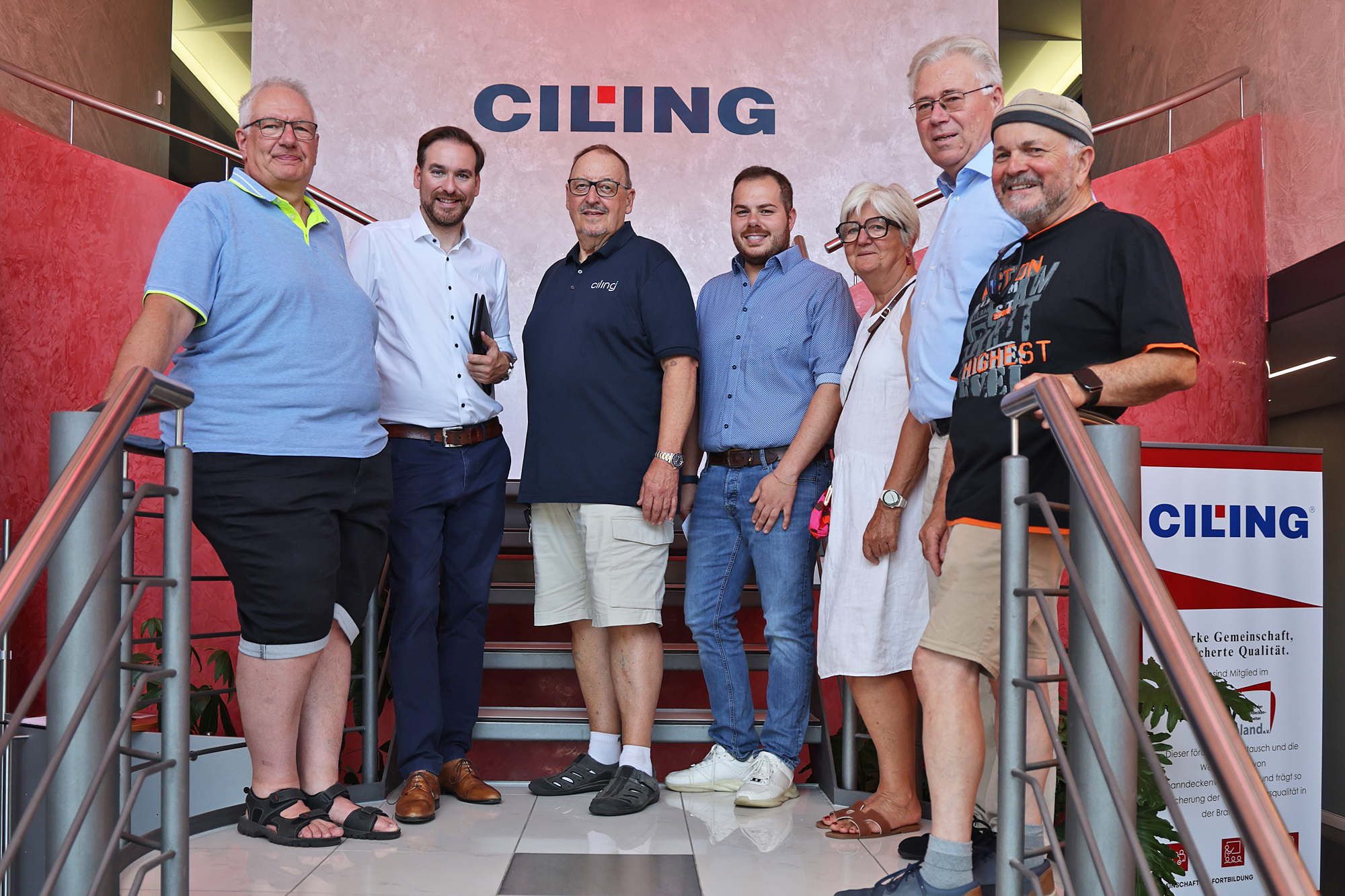 Andreas Sturm MdL und CDU Oftersheim bei CILING Decken- und Licht GmbH